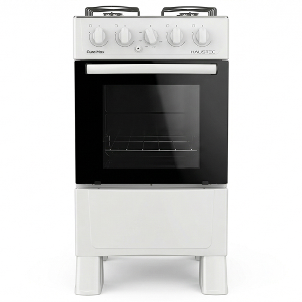 Cocina Haustec Aura Max 4 Hornallas 50 Litros Blanco