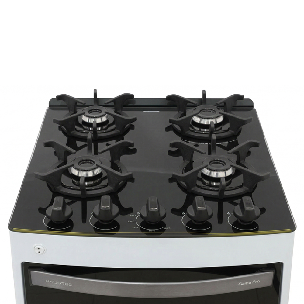 Cocina Haustec Gema Pro 4 Hornallas 50 Litros Blanco - Imagen 2