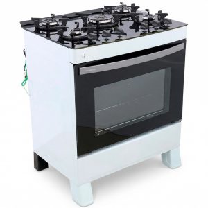 Cocina Haustec Gema Pro 5 Hornallas 94 Litros Blanco