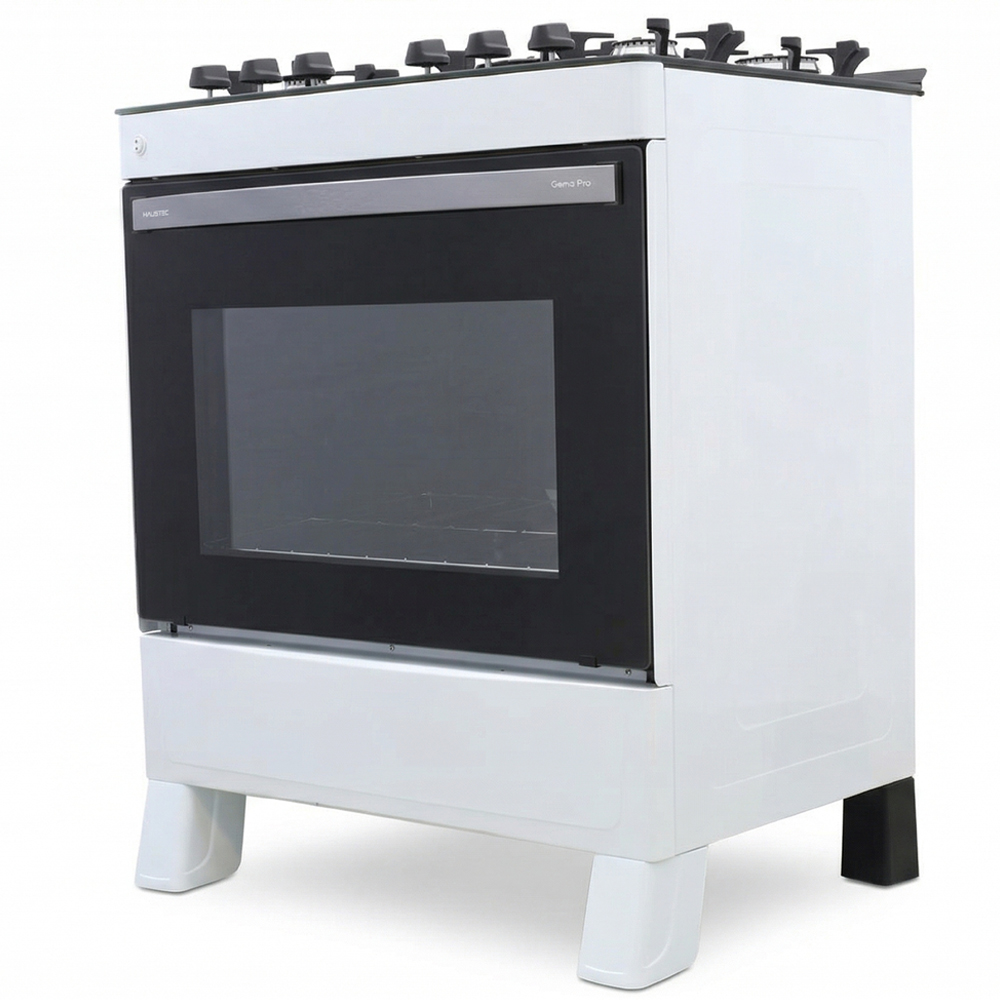 Cocina Haustec Gema Pro 5 Hornallas 94 Litros Blanco - Imagen 3