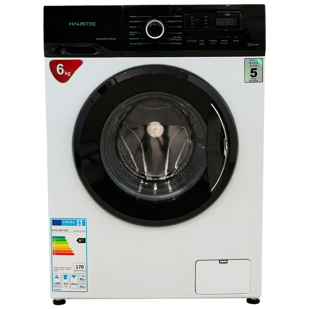 Lavadora Haustec Halavafo-6Scb 6 Kg 12 Programas Carga Frontal Blanco