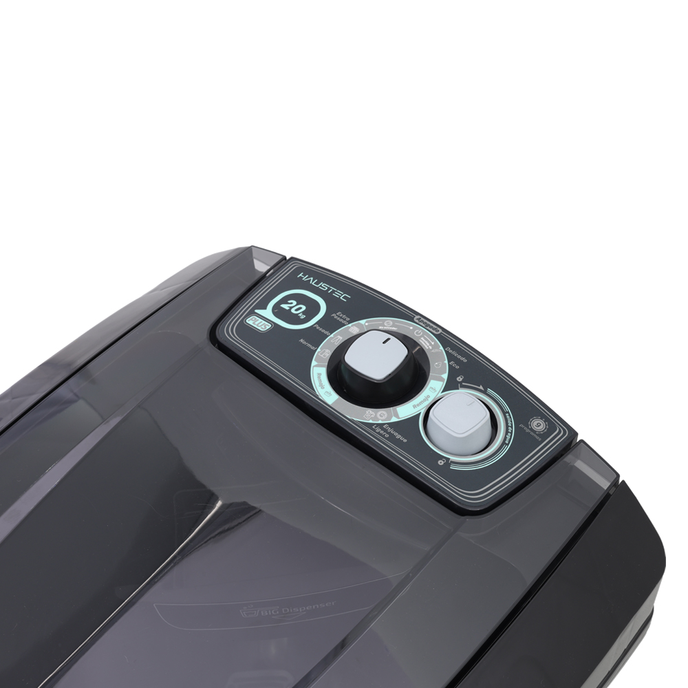 Lavadora Haustec Halavase-20Ncn 20 Kg 9 Programas Carga Superior Negro - Imagen 2