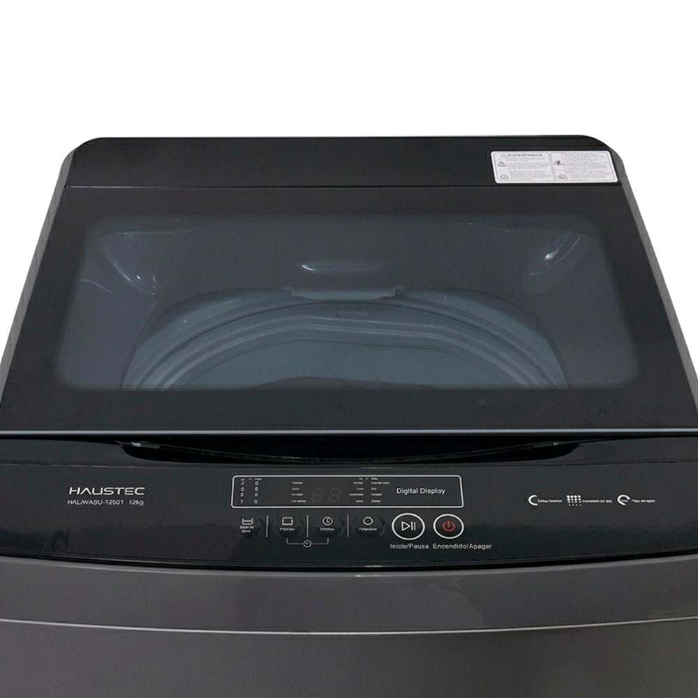 Lavadora Haustec Halavasu-12Sci 12 Kg 8 Programas Carga Superior Gris - Imagen 3