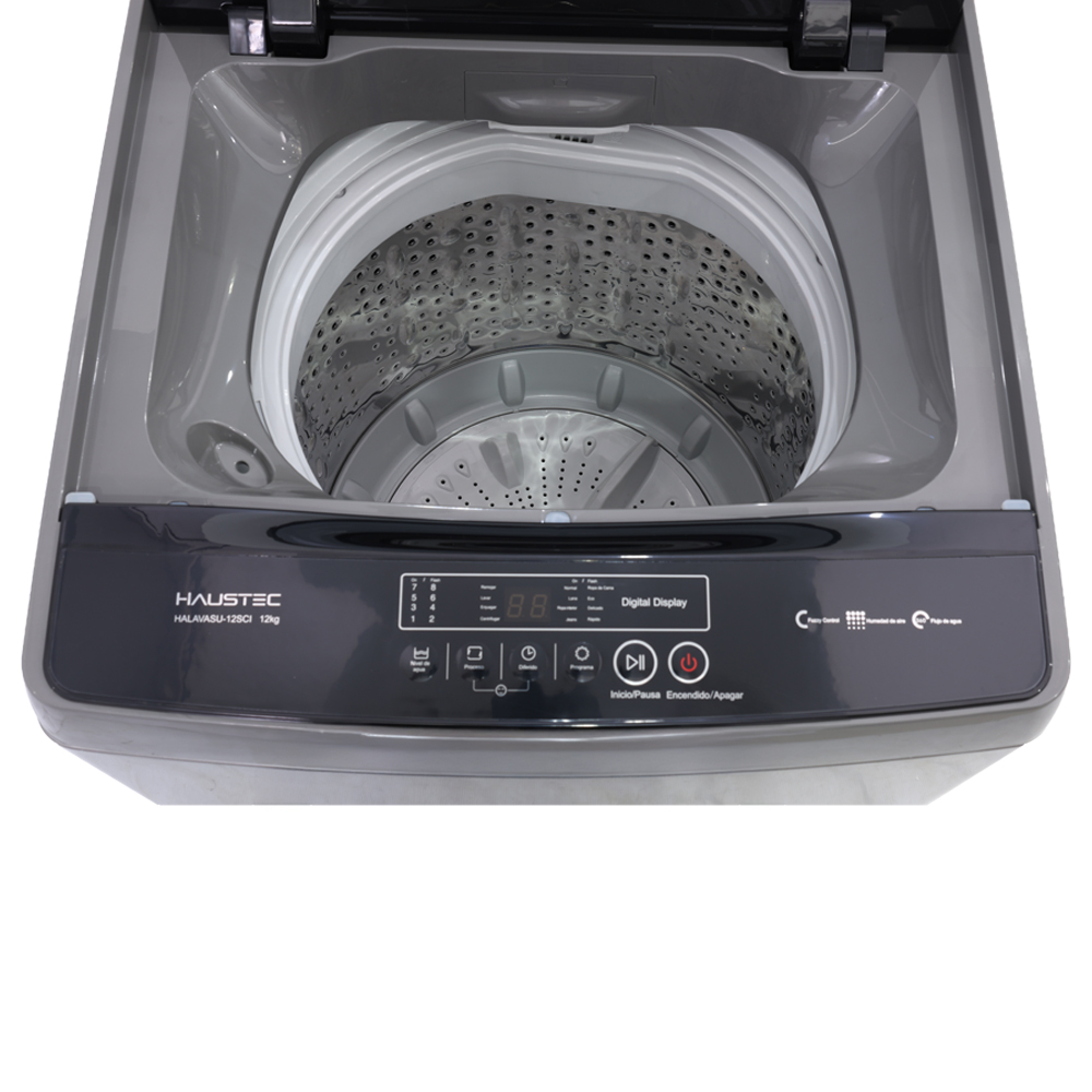 Lavadora Haustec Halavasu-12Sci 12 Kg 8 Programas Carga Superior Gris - Imagen 2